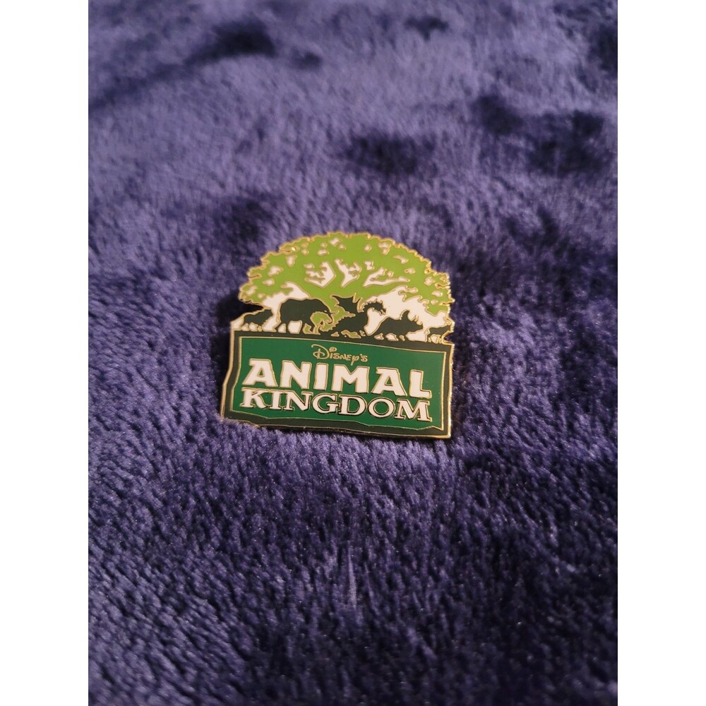 Disney Vintage Animal Kingdom Logo Park Pin 2000 Dark Green Safari Set #85432